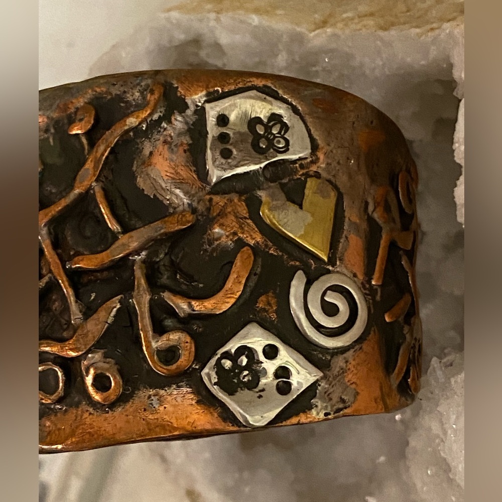 Mixed Media Cuff - Picture 2 of 8